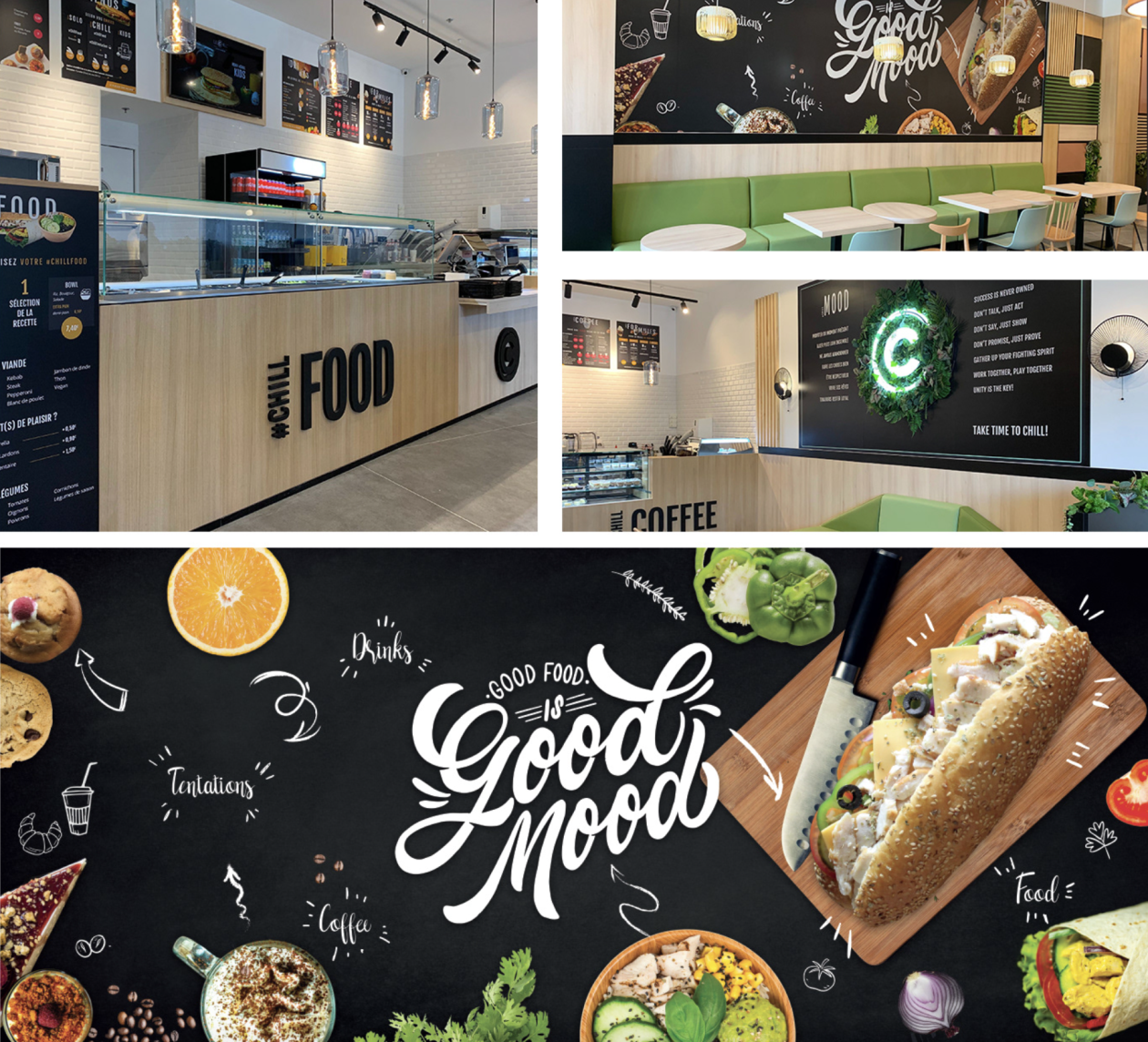 Logo, Menus, affiches